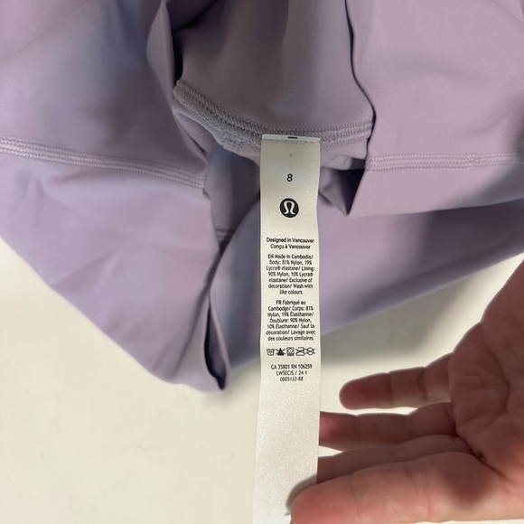 Lululemon align 28” in lilac ether *double lined* - Picture 5 of 5